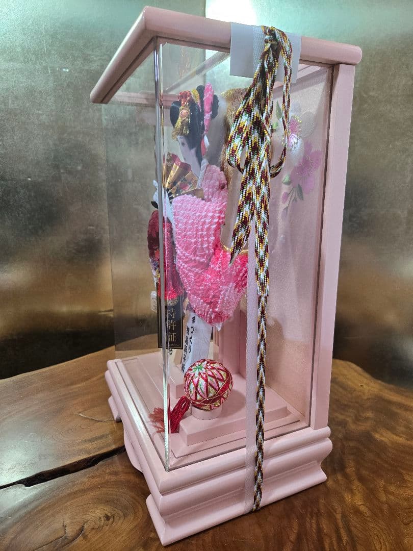 【展示品限り】正月飾り　羽子板　ケース飾り　※閉店セール　H29