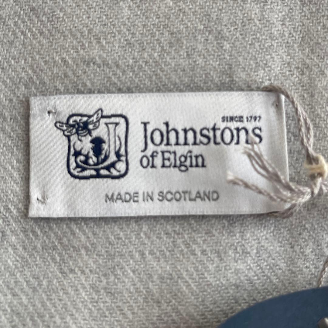 おさち　JOHNSTONSメリノウール100％マフラー　ジョンストンズ