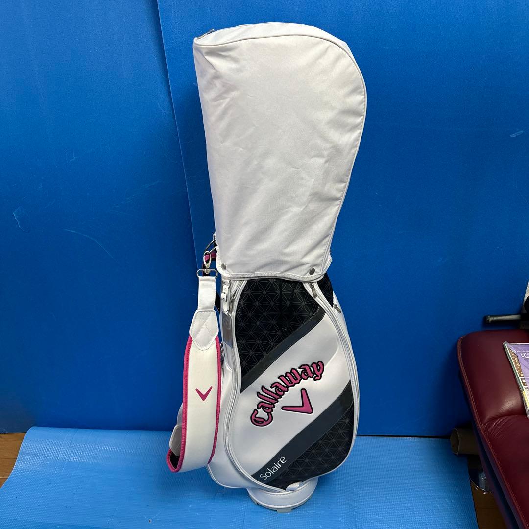 Callaway Solaire キャディバッグ ホワイト/ピンク新春値下げ中