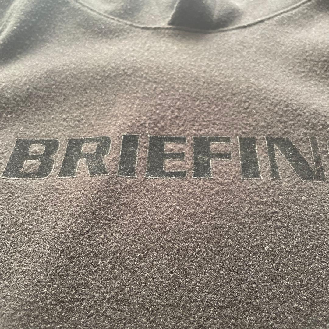 BRIEFING GOLF BRG223M44 L フリースパーカー　ブラック