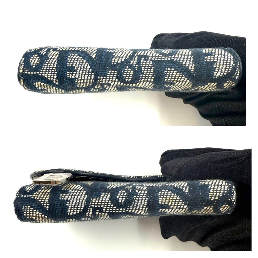 【未使用】Christian Diorトロッター柄サドル　6連キーケース