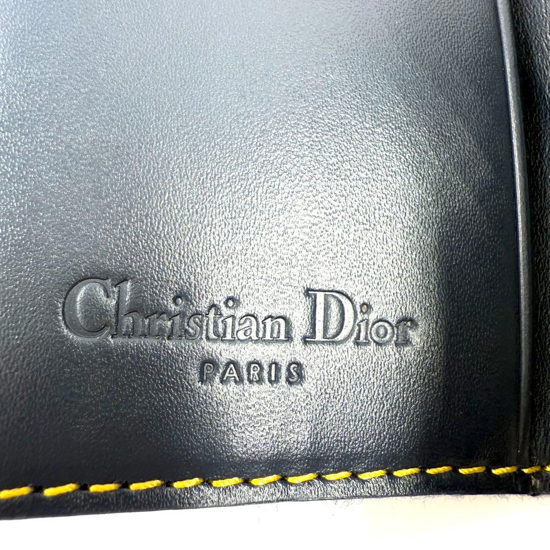 【未使用】Christian Diorトロッター柄サドル　6連キーケース