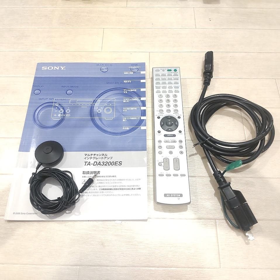 SONY ソニー インテグレートアンプ TA-DA3200ES リモコン付き