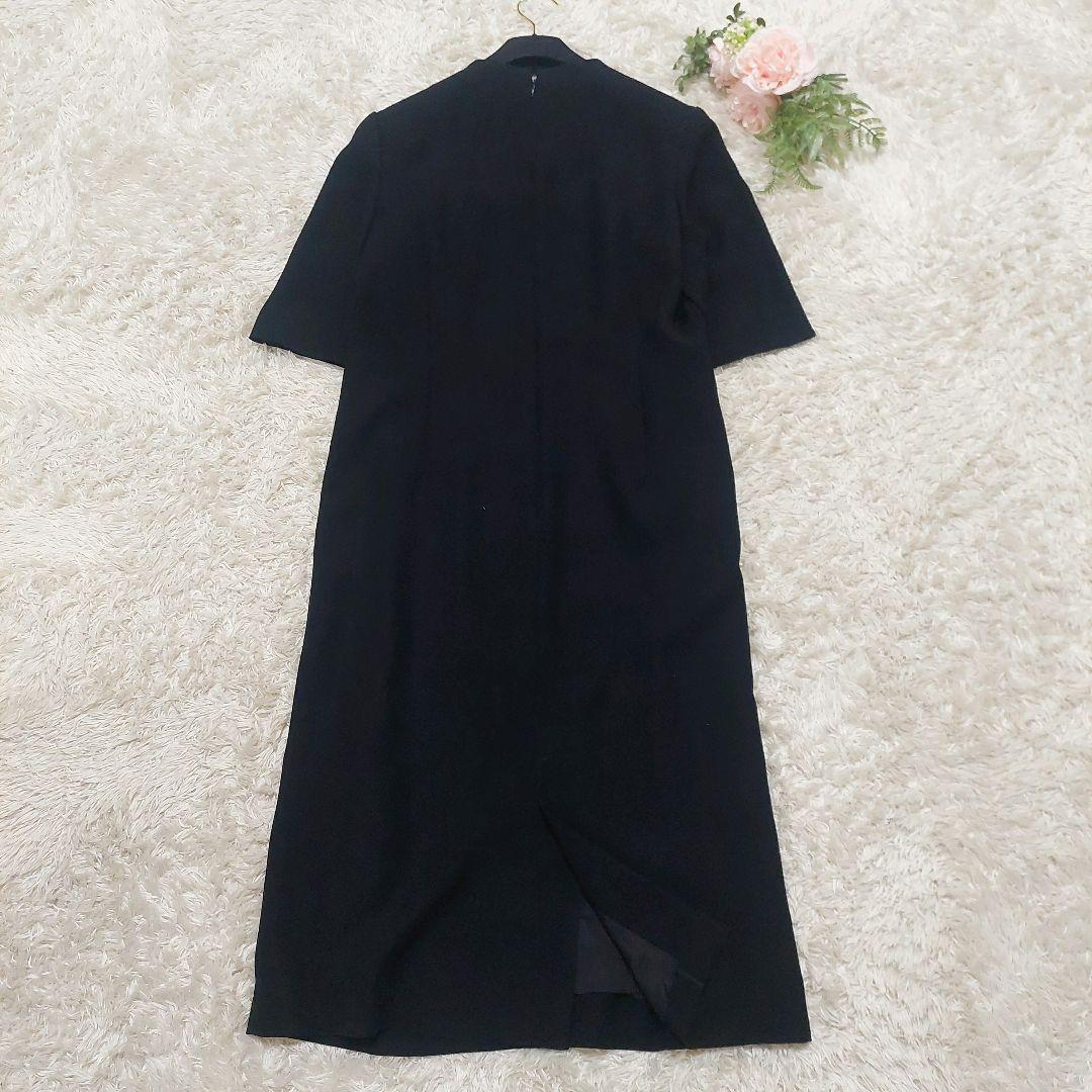極美品 ジュンアシダ フォーマル ワンピース ブラック 近年モデル
