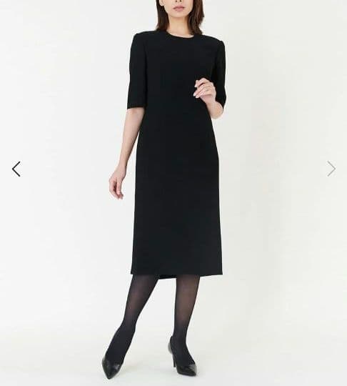 極美品 ジュンアシダ フォーマル ワンピース ブラック 近年モデル