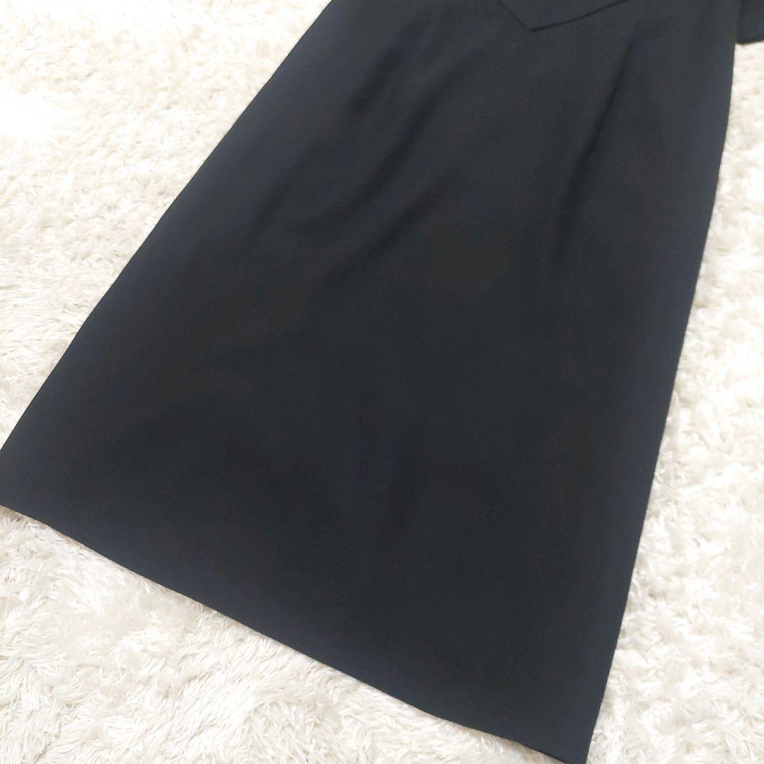 極美品 ジュンアシダ フォーマル ワンピース ブラック 近年モデル