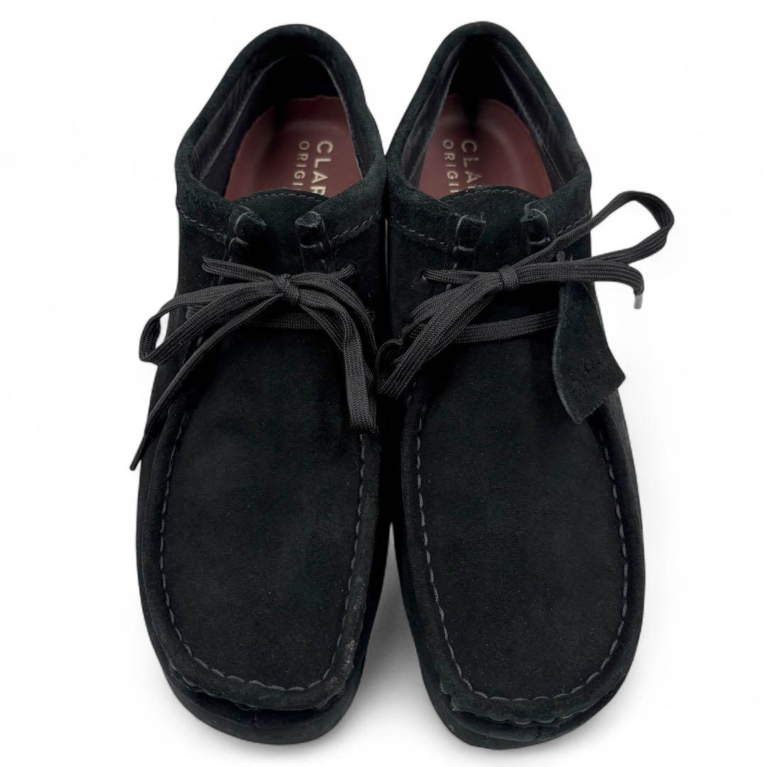 クラークスオリジナル ワラビー ブーツ GTX 27.5cm ブラック スエード