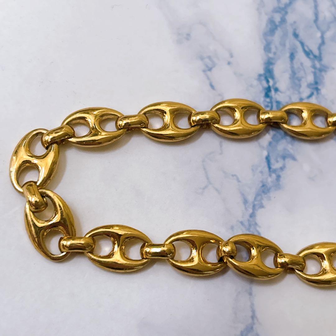 激レア オールド グッチ チェーンベルト インターロッキング