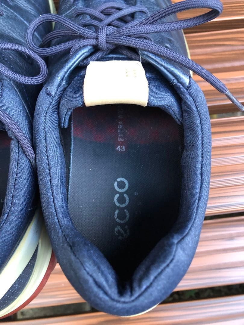美品ECCOゴルフシューズ43 26.5cmソフトスパイク ゴアテックス