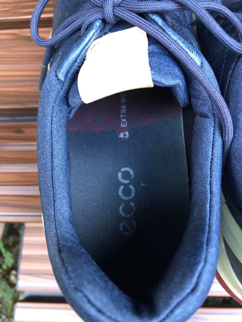 美品ECCOゴルフシューズ43 26.5cmソフトスパイク ゴアテックス