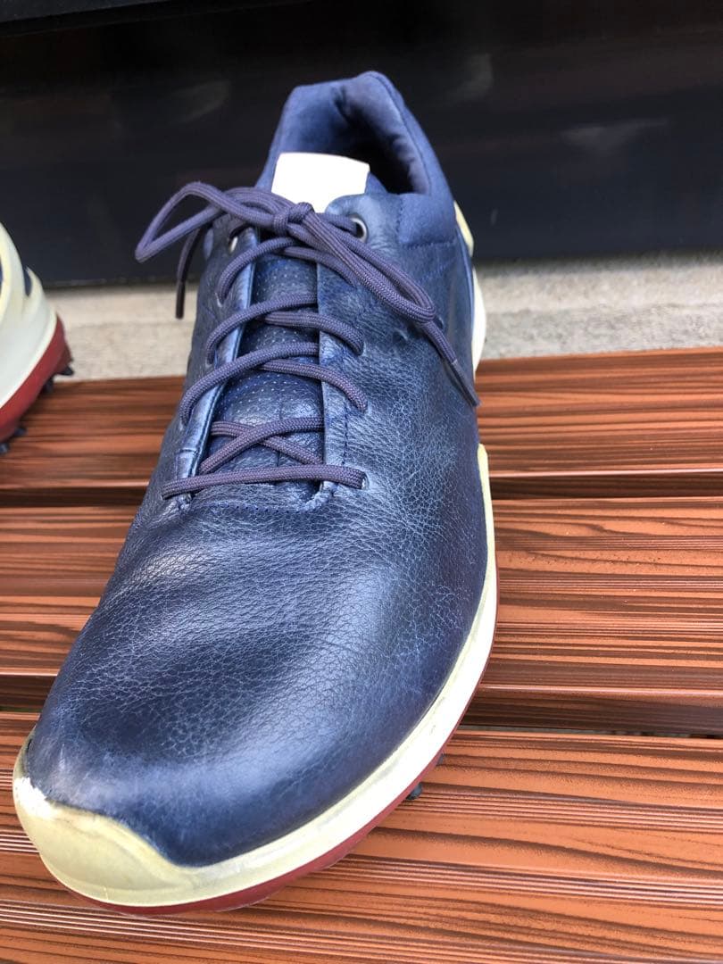 美品ECCOゴルフシューズ43 26.5cmソフトスパイク ゴアテックス