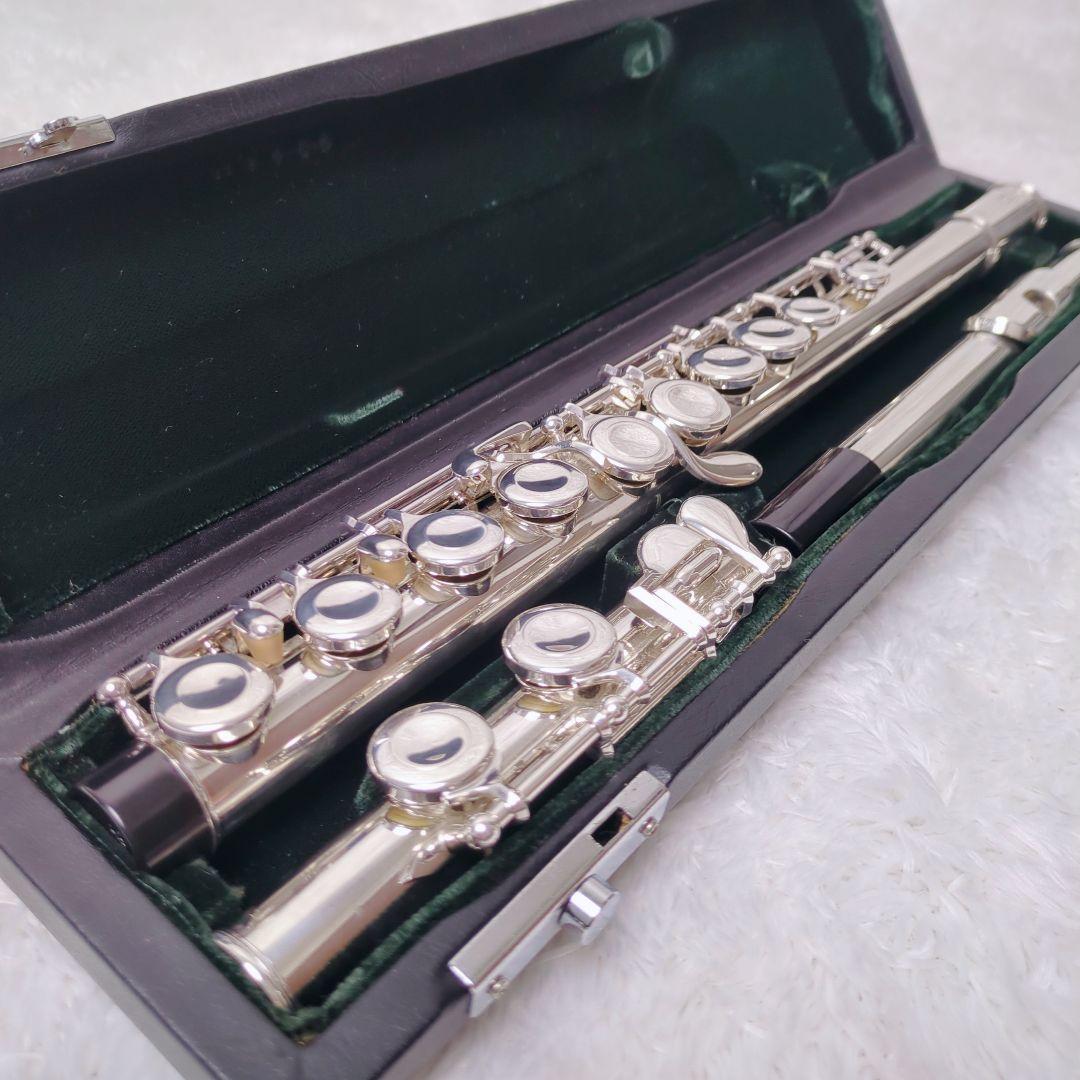 【美品】Pearl PF-521 リップ銀製 フルート flute 管楽器