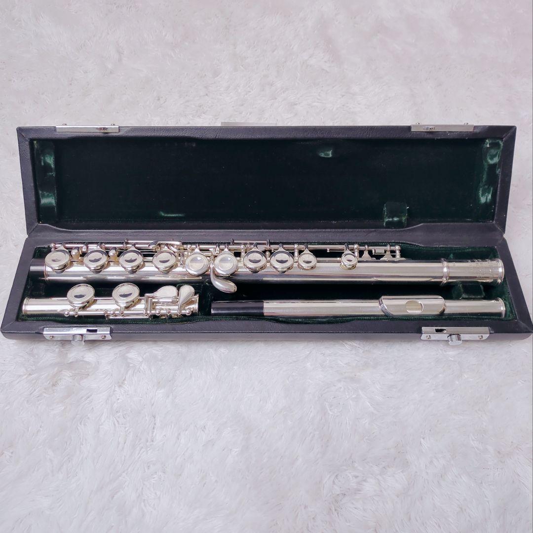 【美品】Pearl PF-521 リップ銀製 フルート flute 管楽器