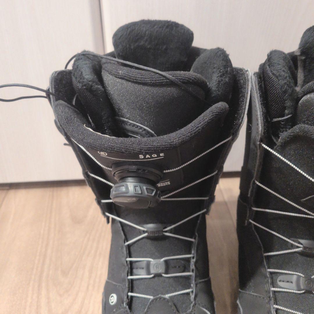 美品 RIDE SAGE 23.5cm 　スノーブーツ 23-24モデル