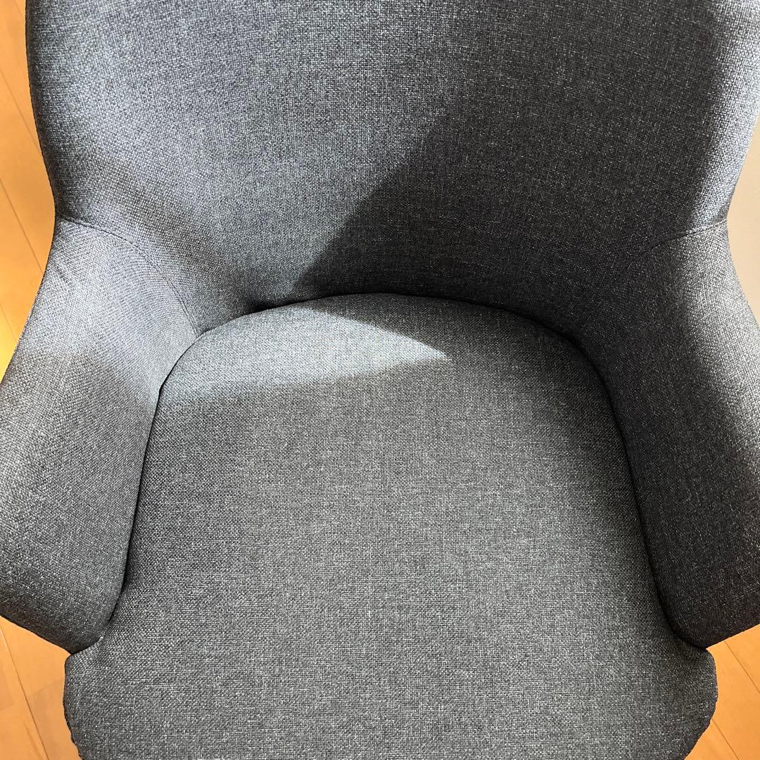 JANOLOF ヤンオロフ回転パーソナルチェア, グンナレド ダークグレー