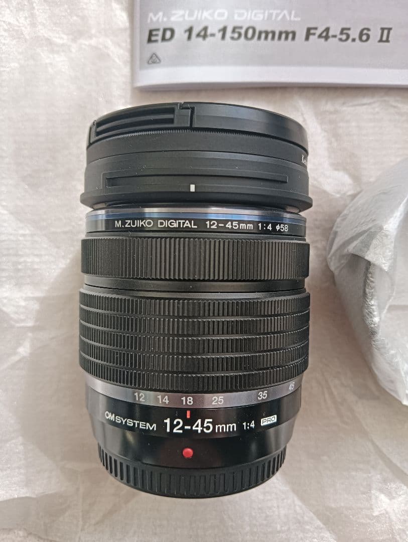 OM SYSTEM M.ZUIKO ED 12-45mm F4.0PRO美品保証