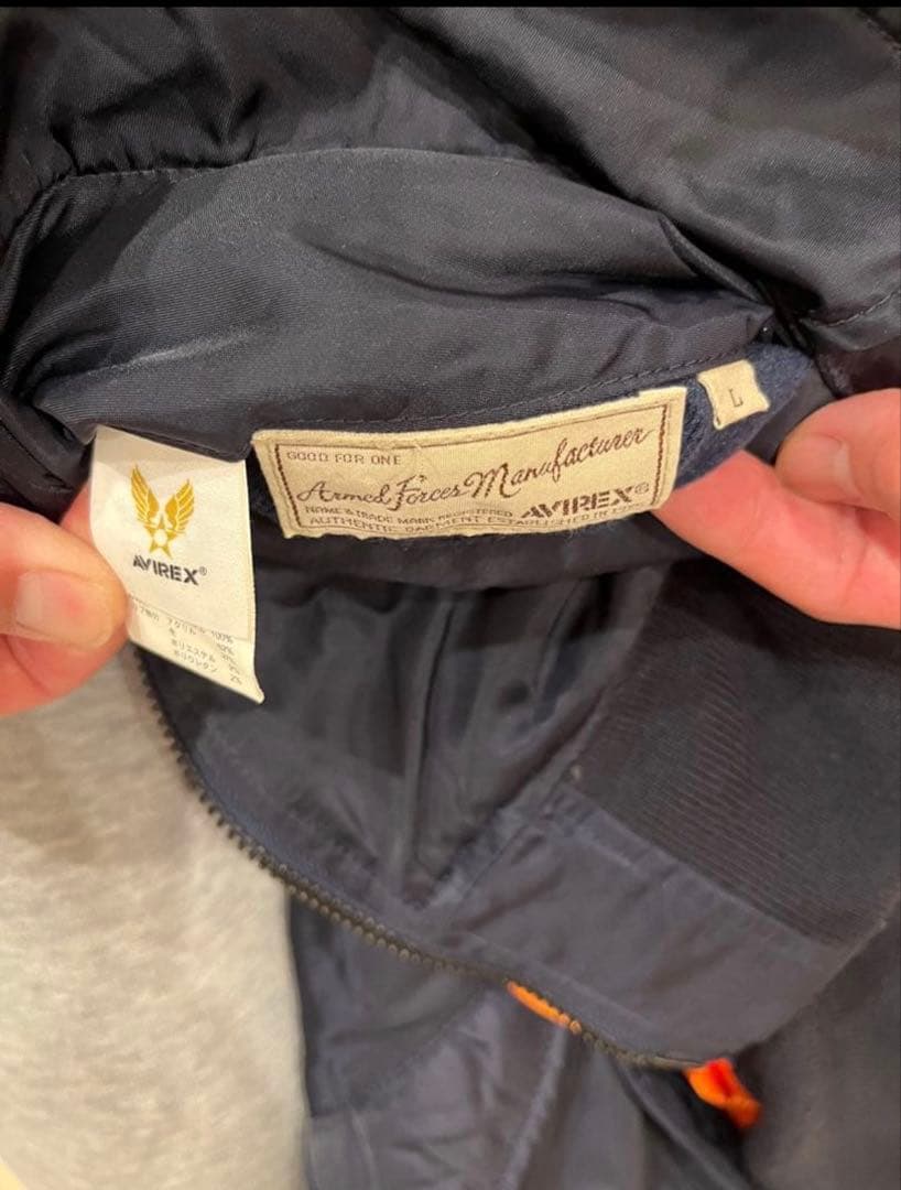 AVIREX MA-1 フライトジャケット ネイビー 最終値下げ！早い者勝ち