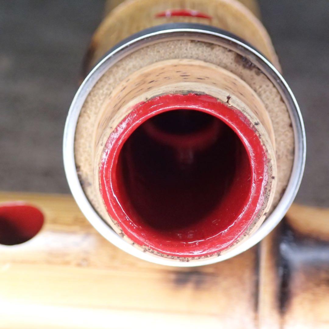 尺八 合竹曲管 蝴蝶宝 1尺8寸(D管)品番0153