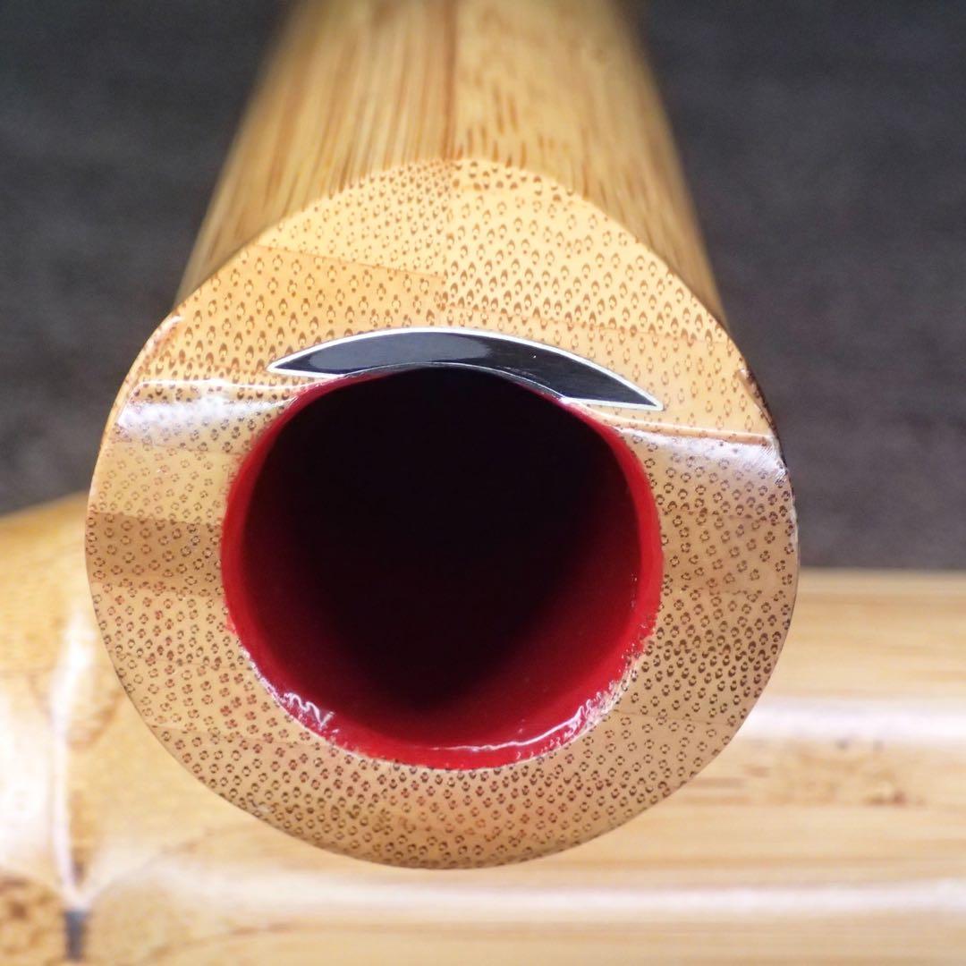 尺八 合竹曲管 蝴蝶宝 1尺8寸(D管)品番0153