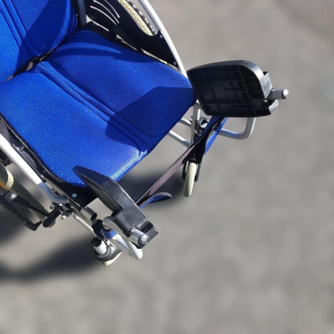 軽量車椅子 ケアテックジャパン ハピネスCA-10CU 説明書つき