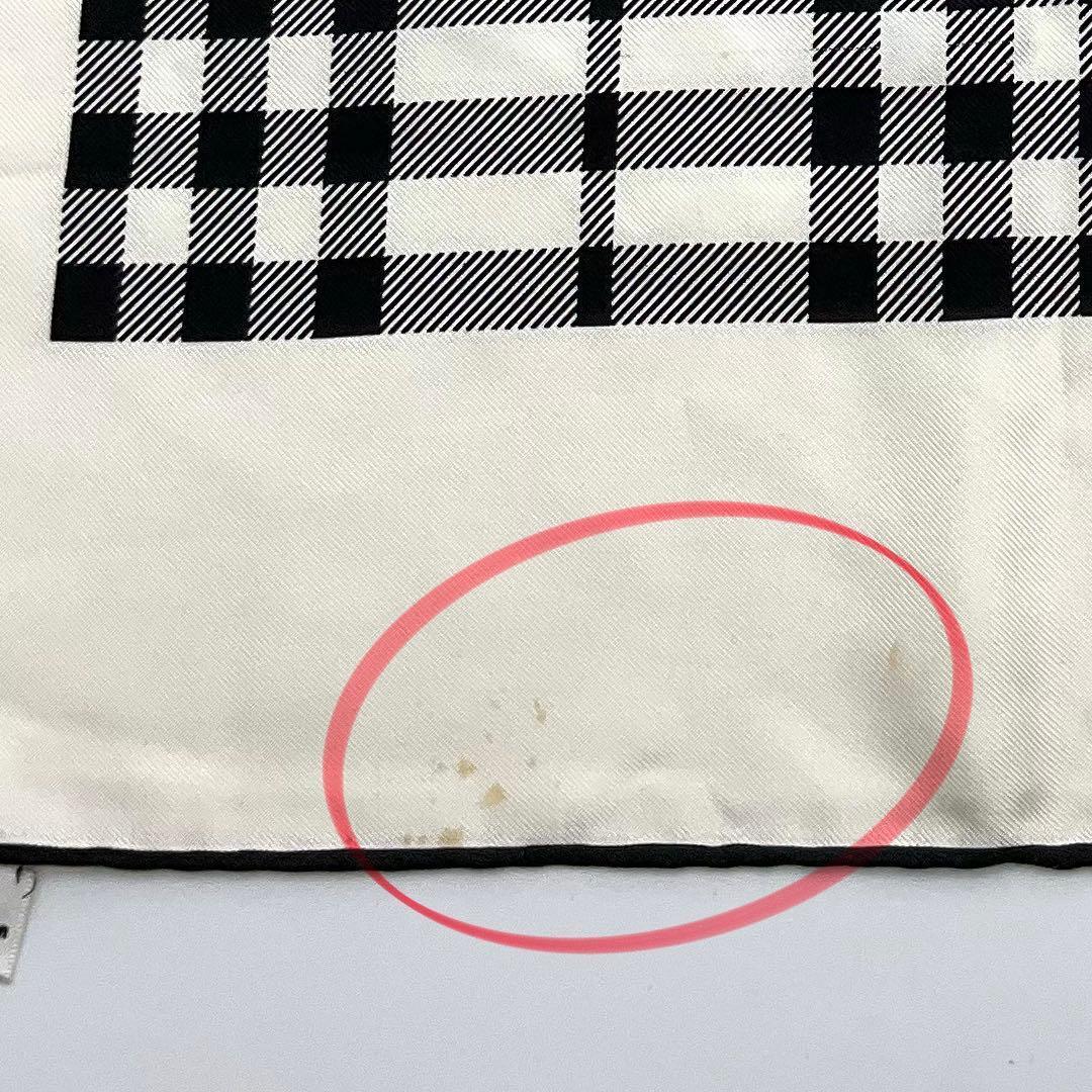 Burberry バーバリー スカーフ ノバチェック モノクロ