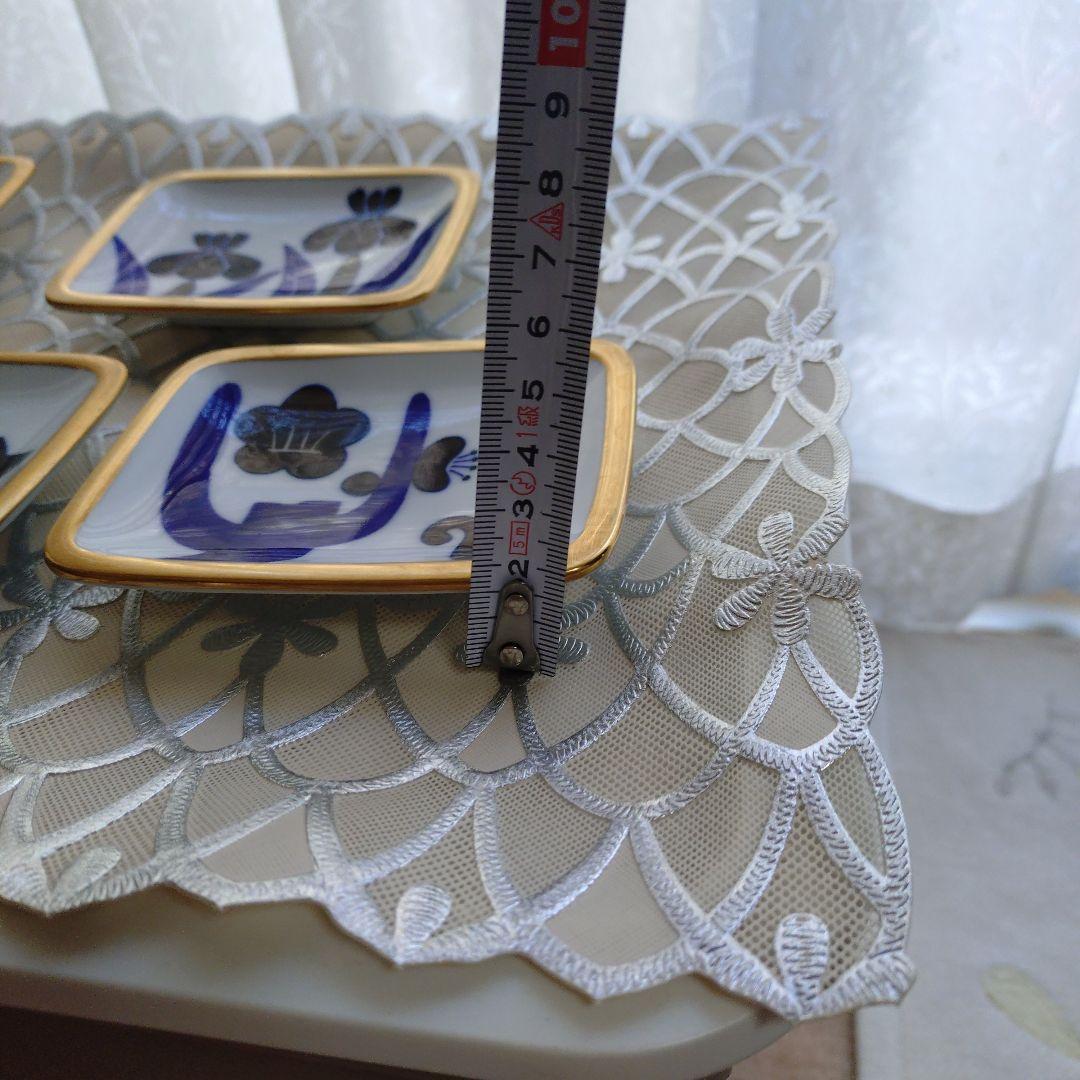 花柄 陶器皿 5枚セット　深川製磁