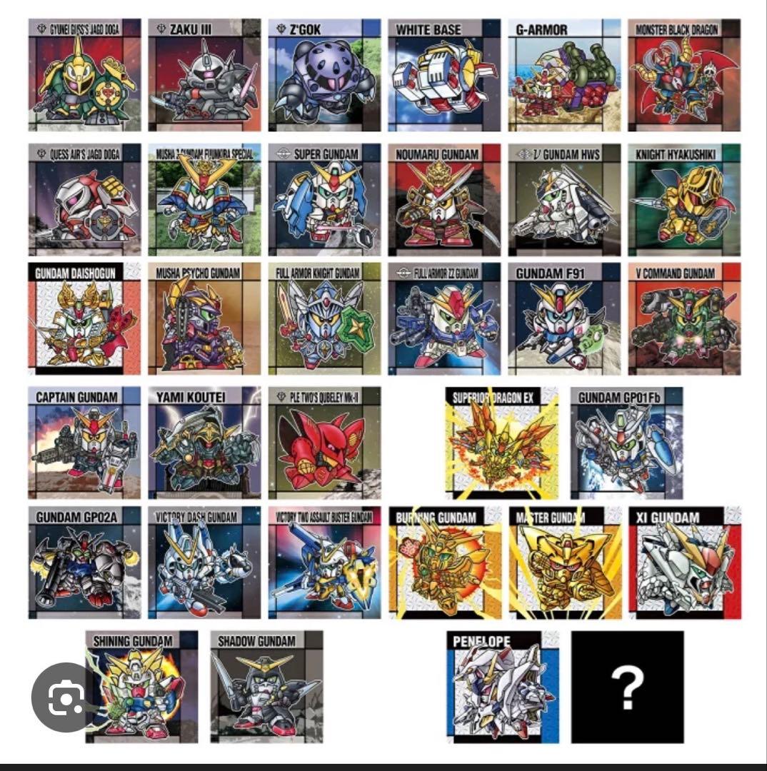 元祖SDガンダムスナックⅡ シール 全33種フルコンプセット - メルカリ