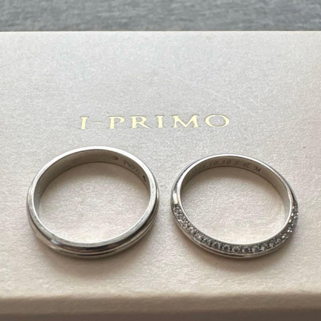 I-PRIMO 結婚指輪 アナエル Pt950 ダイヤ0.07ct プラチナ - メルカリ