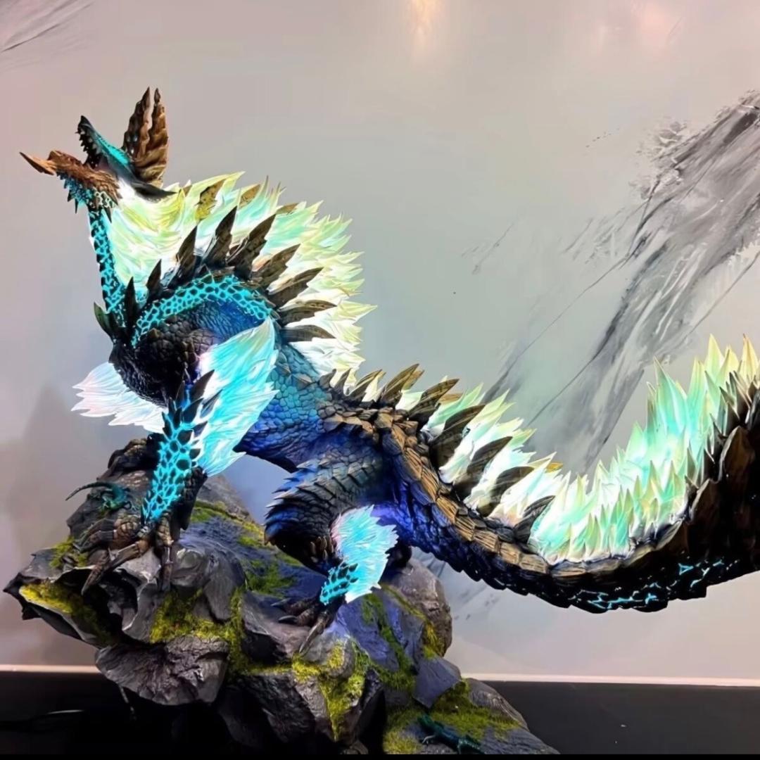 モンスターハンター ジンオウガ フィギュア 雷狼竜 LED点灯 特大サイズ