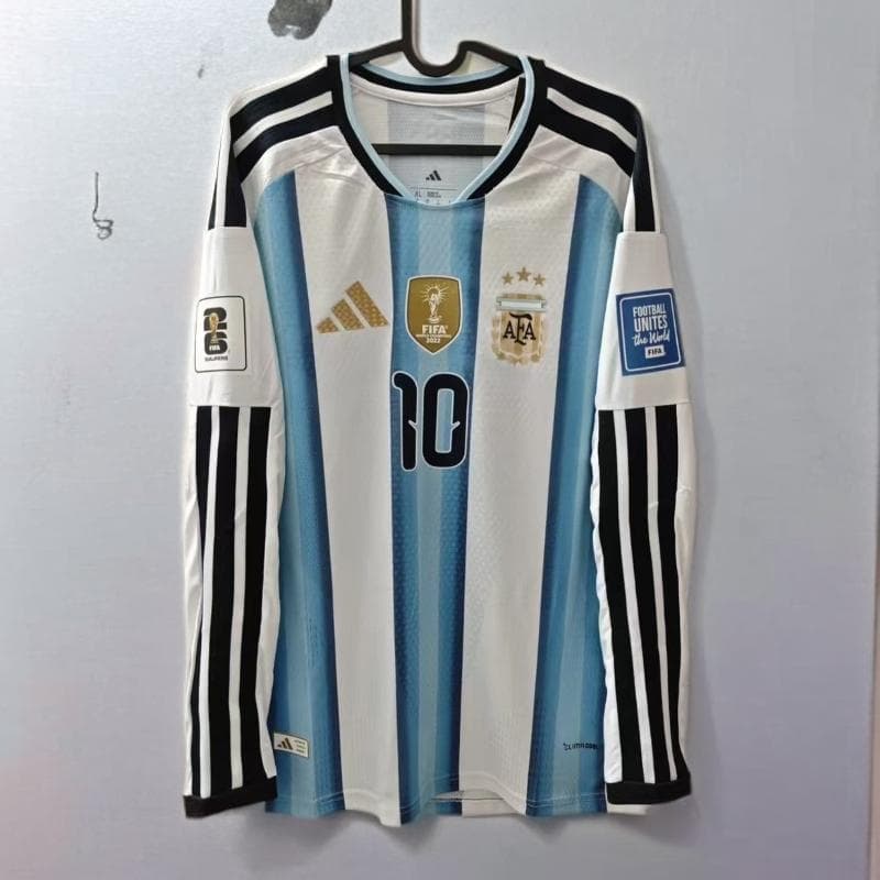 アルゼンチン代表 メッシ 長袖 シャツ 10番