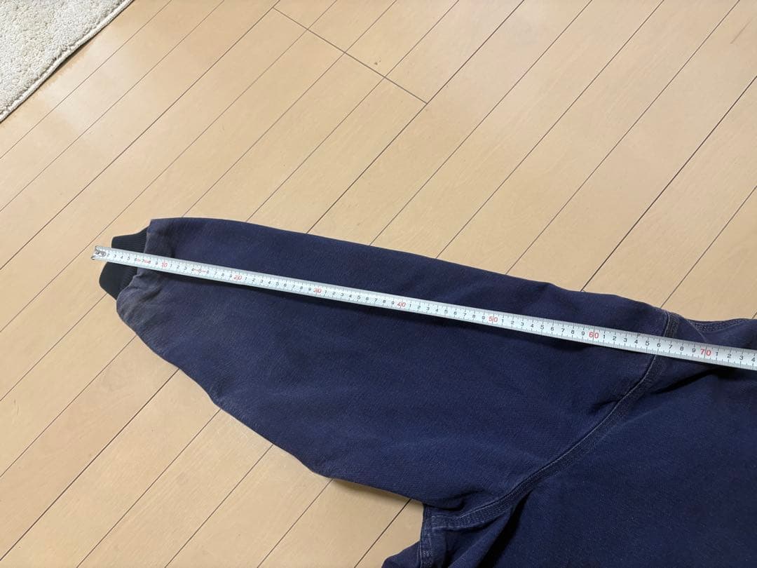 Carharrt アクティブジャケット　デニム　裏地サーマル　2XL