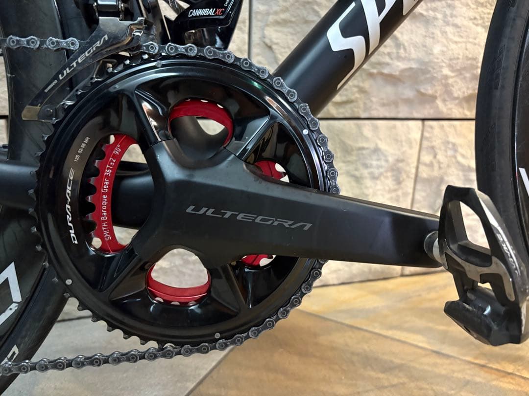 TARMAC SL7 expert 56size Di2 パワーメーター