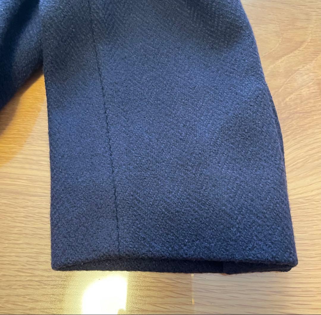 east　ボリオリ　ネイビー　チェスターコート