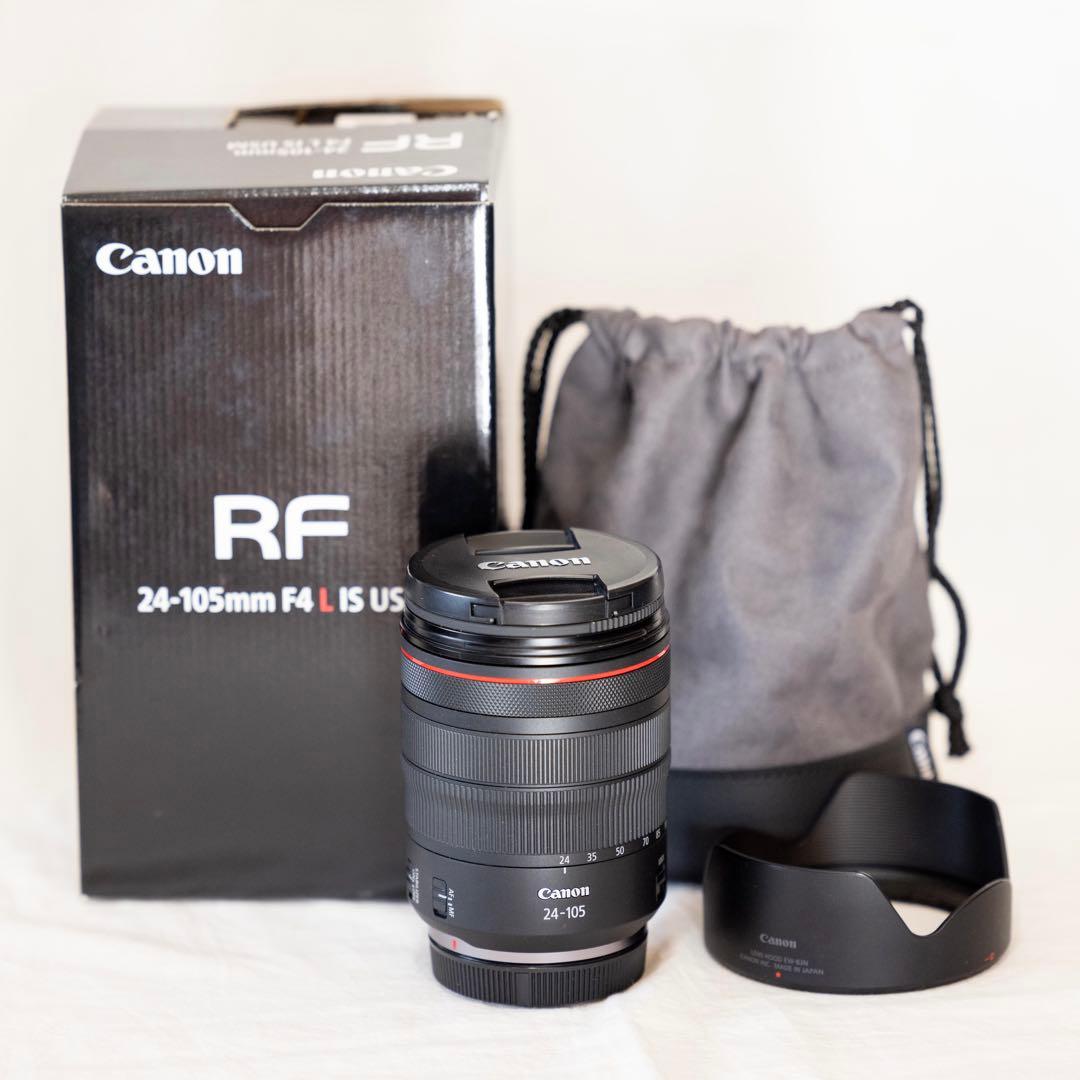 ☆美品☆Canon RF24-105mm F4 L IS USM☆純正ポーチ付