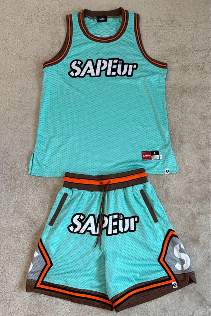 SAPEur セットアップ XL バスケ タンクトップ ショートパンツ サプール