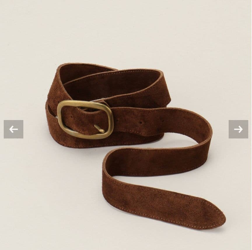 マディソンブルー　ラウンドバックルベルト