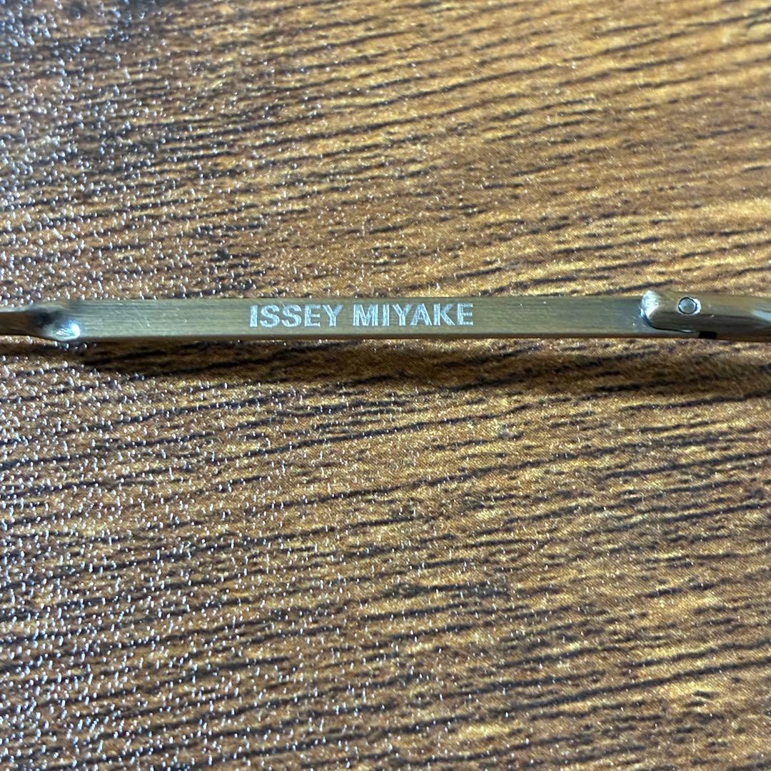 【美品】金子眼鏡× イッセイミヤケ 日本製 サングラス スモークレンズ 金茶