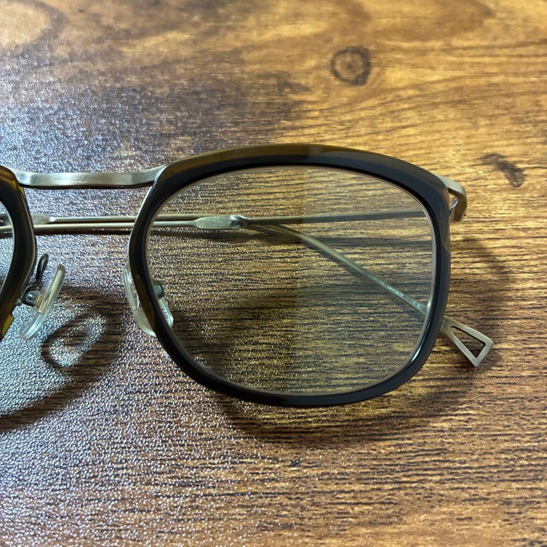 【美品】金子眼鏡× イッセイミヤケ 日本製 サングラス スモークレンズ 金茶