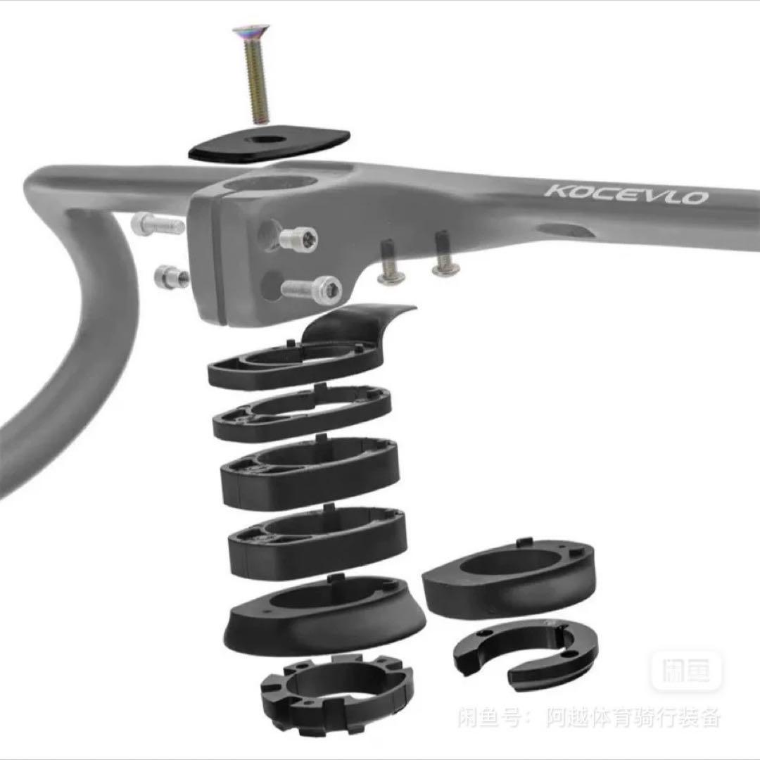 【新品・未使用】カーボン一体型ハンドルバー（中华製）400/100mm約380g