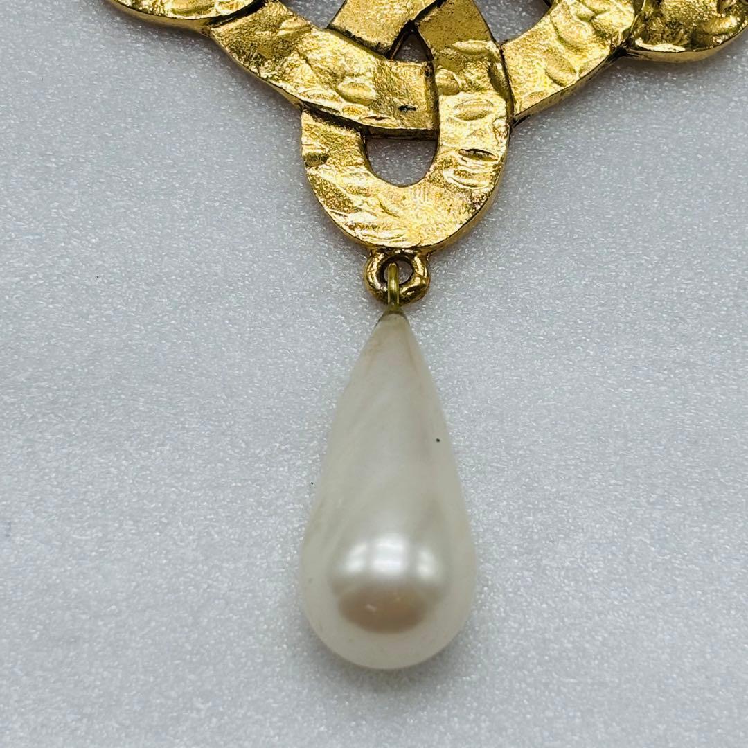 希少　CHANEL シャネル　ヴィンテージ　1970年代　ブローチ　ゴールド