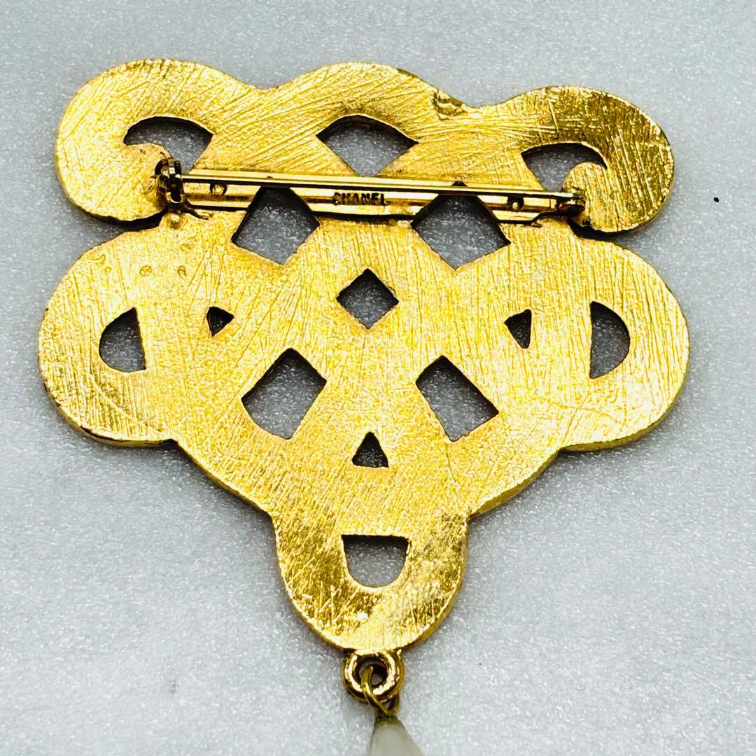 希少　CHANEL シャネル　ヴィンテージ　1970年代　ブローチ　ゴールド