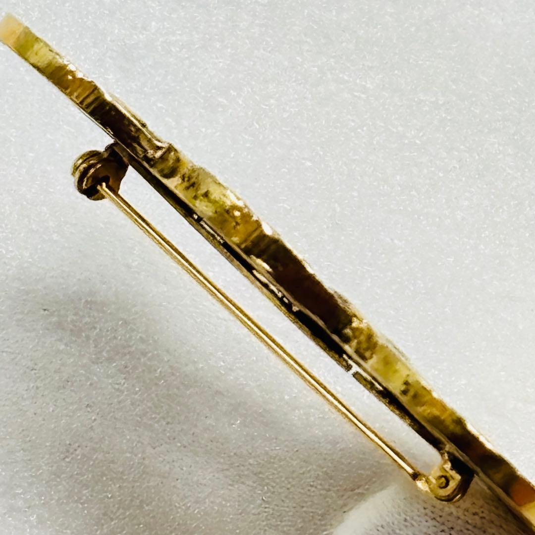 希少　CHANEL シャネル　ヴィンテージ　1970年代　ブローチ　ゴールド