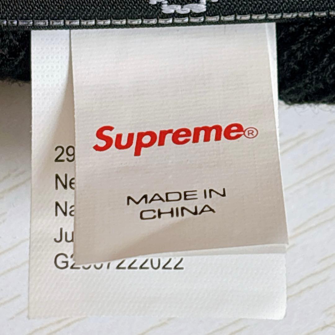 Supreme NEW ERA ニット帽　ビーニー　デビル　Sロゴ　ブラック　黒