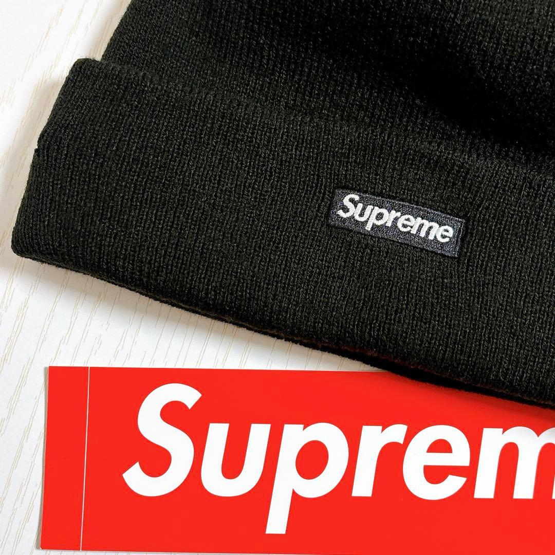 Supreme NEW ERA ニット帽　ビーニー　デビル　Sロゴ　ブラック　黒