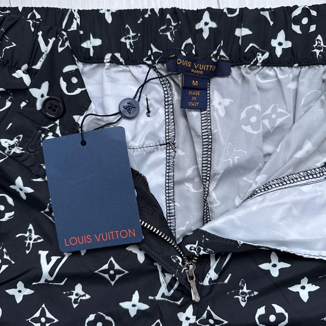 ルイヴィトンロゴプリントパンツ