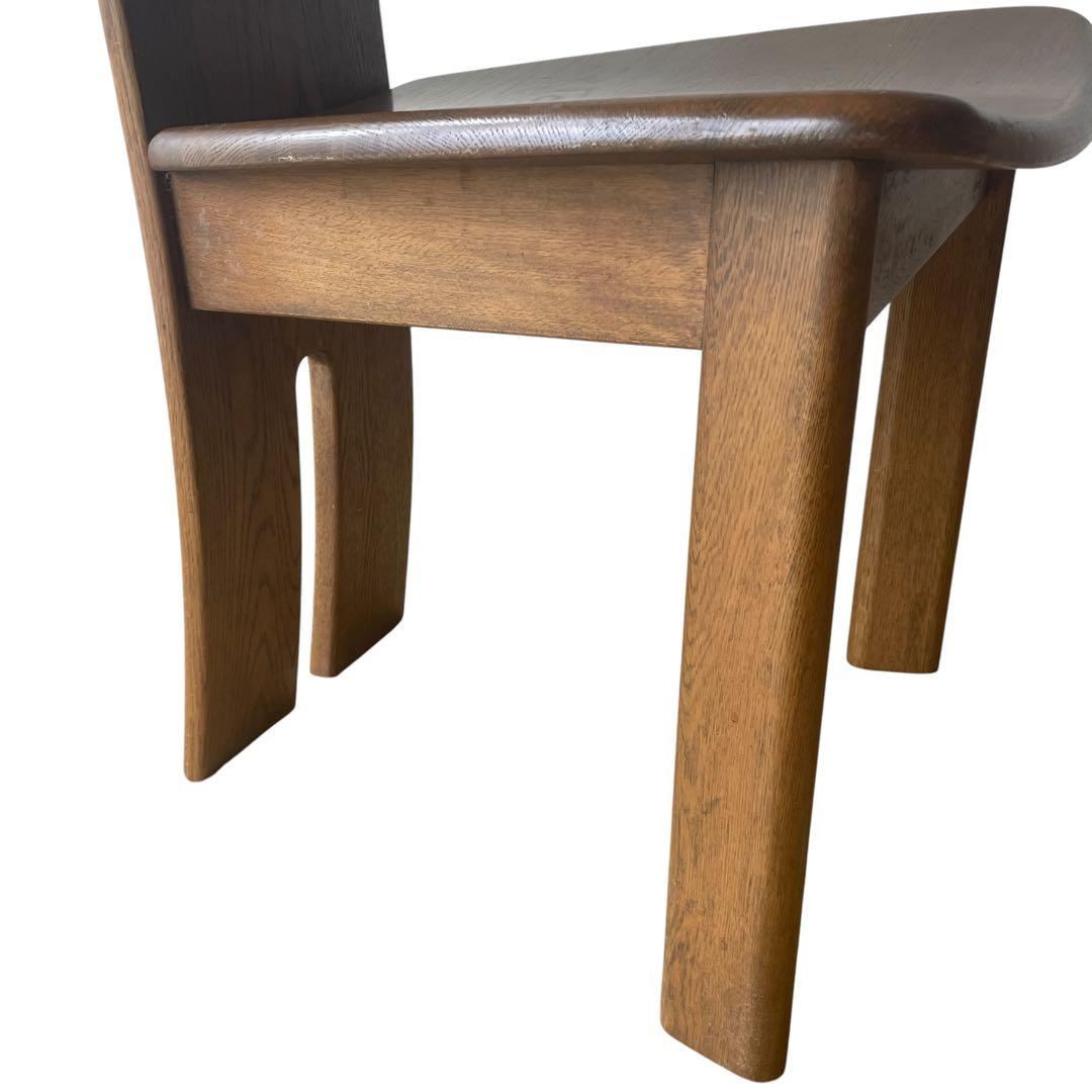 （2/4）浜本工芸 楢材 ナラ材 オーク材 ダイニングチェア