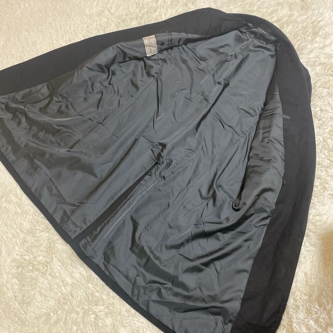 極上✨カシミヤ100% マキシ丈　ダブル チェスターコート　XL ブラック