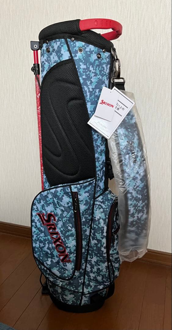 Srixon キャディバッグ 青・迷彩