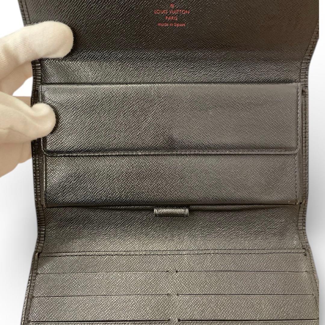 【美品・箱付き】ルイヴィトン エピ ポルト トレゾール インターナショナル 黒