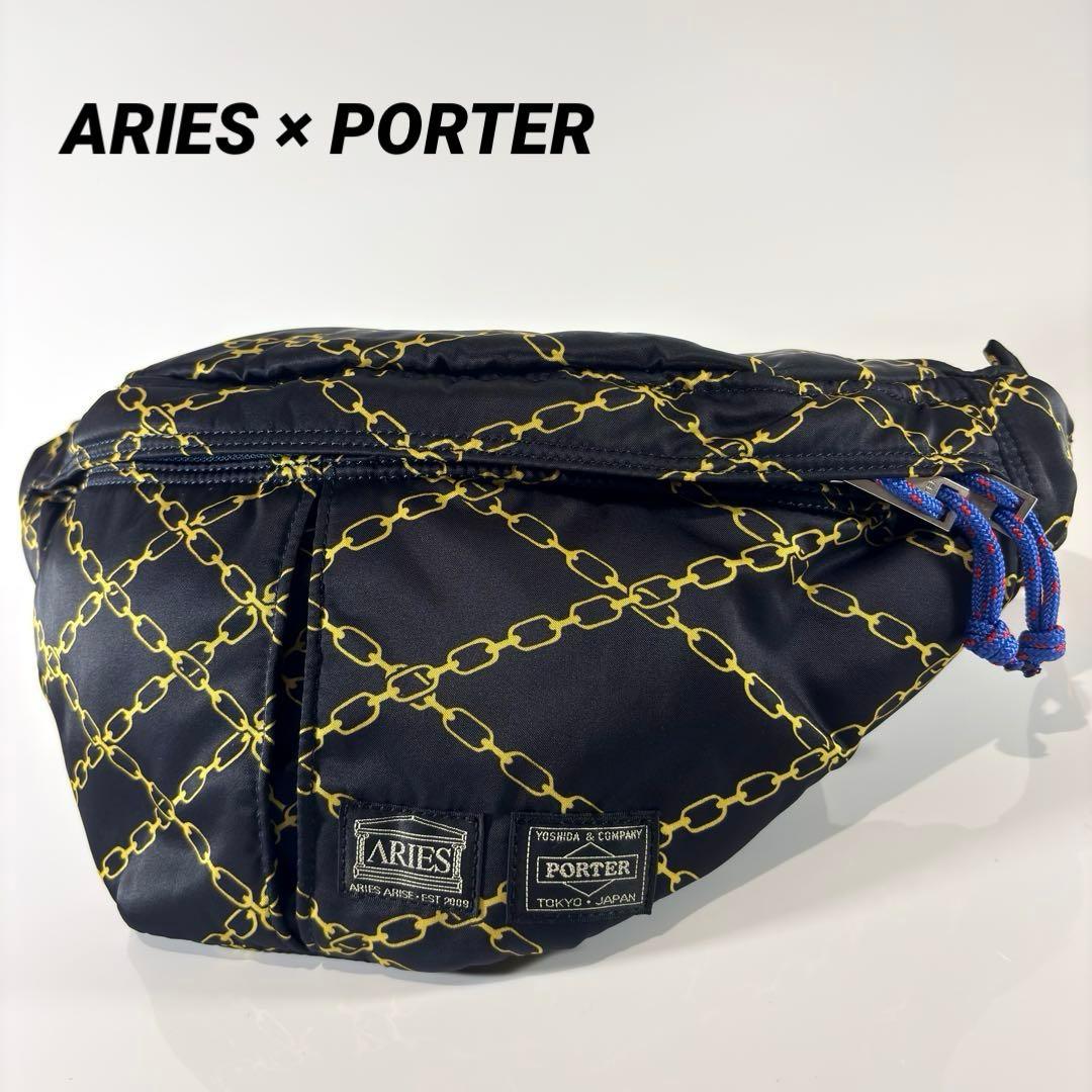 未使用同様】ARIES PORTER コラボ ウエストバッグ ボディバッグ ALL